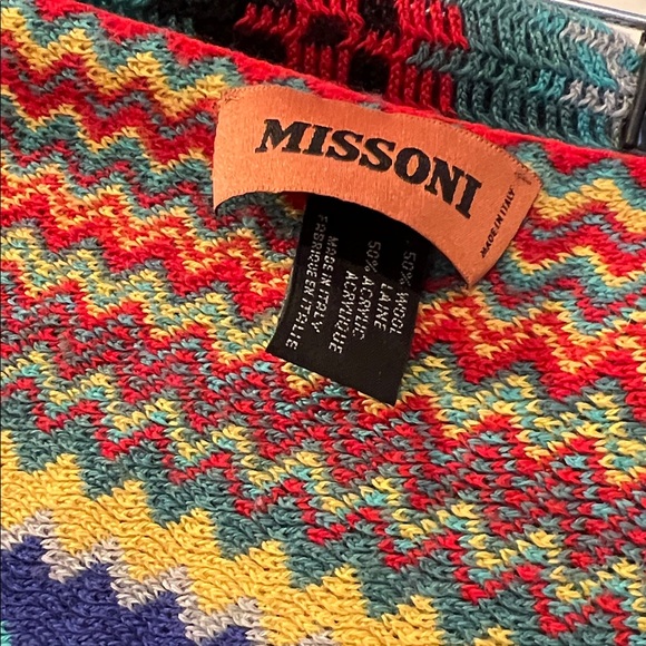 Missoni Multicolor Zigzag Scarf - Picture 7 of 7